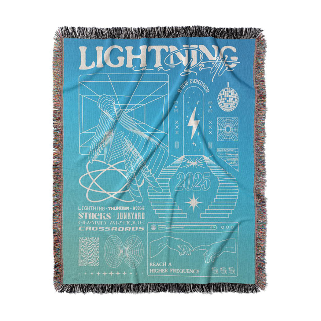 LIB 2025 Blue Gradient Blanket