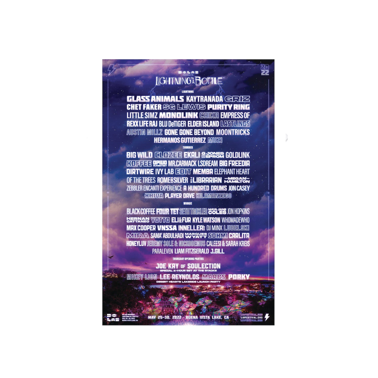 Lightning in a Bottle 2022 - Official Poster
