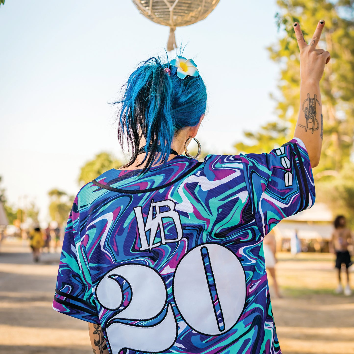 LIB x Elev808 Designs Marble Baseball Jersey