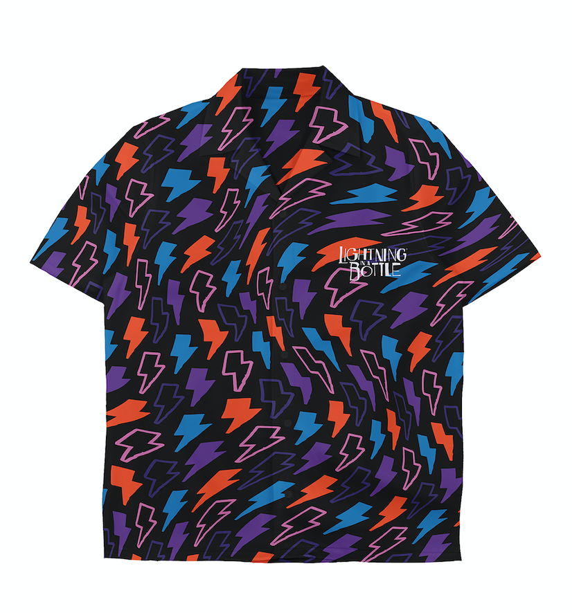 Lightning in a Bottle 2022 - Lightning Bolt Unisex Bowler Shirt