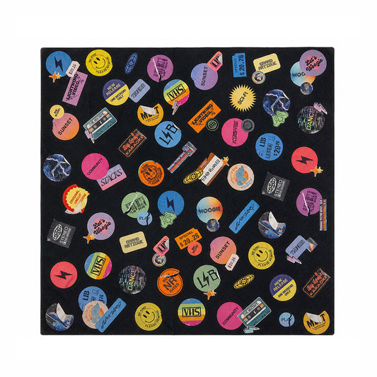 PREVIEW LIB 2026 Black Sticker Scarf