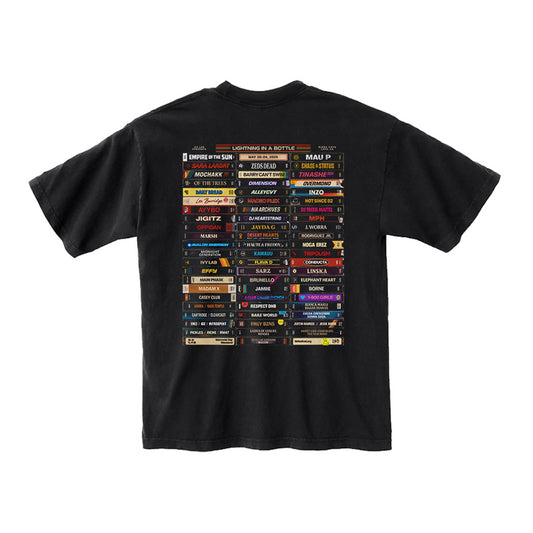 PRE ORDER LIB 2026 Black Line Up Tee