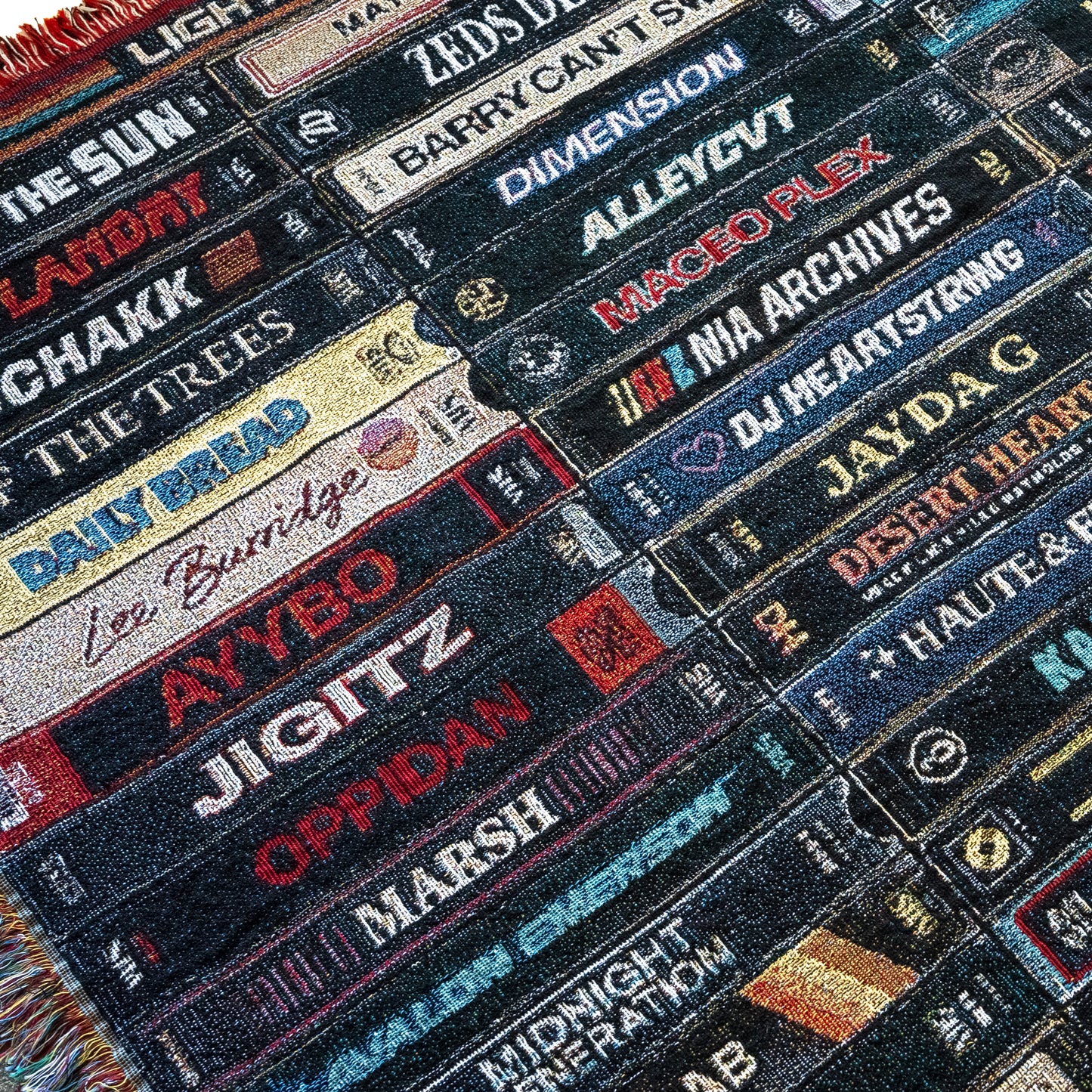 LIB 2026 VHS LINE UP WOVEN BLANKET