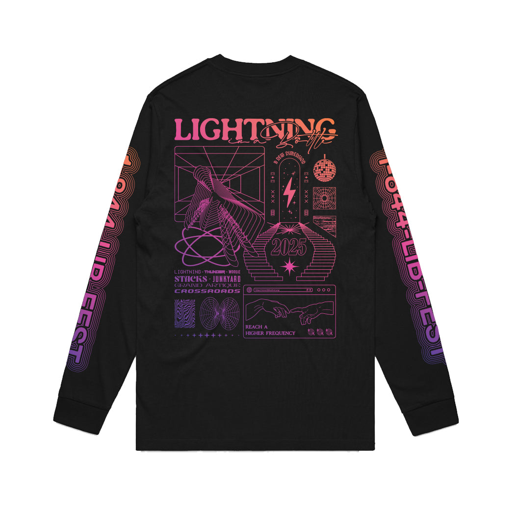LIB 2025 Black Gradient Long Sleeve