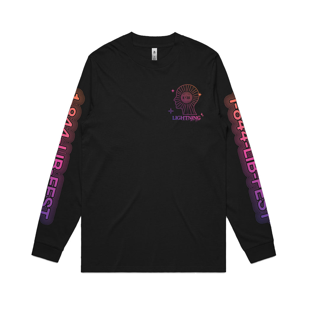 LIB 2025 Black Gradient Long Sleeve