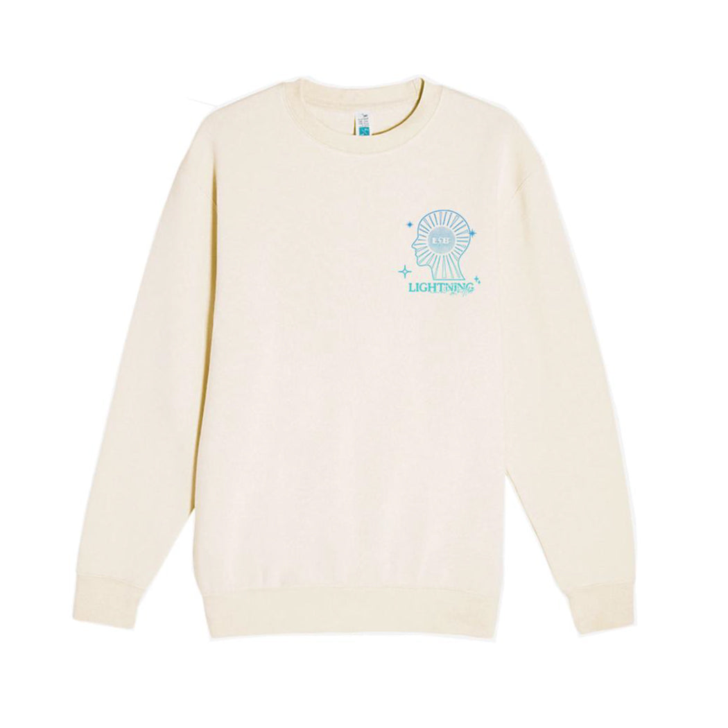 LIB 2025 Cream Gradient Crewneck
