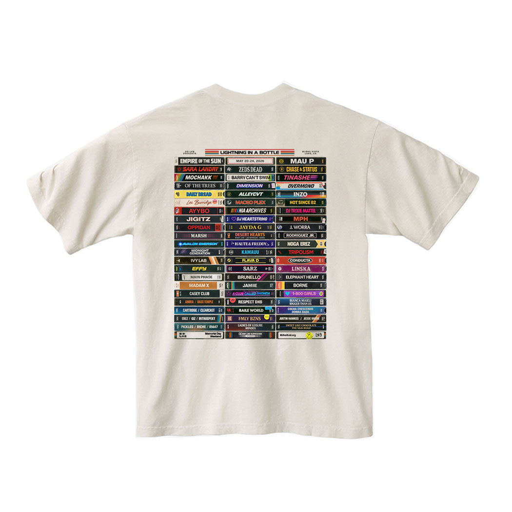 LIB 2026 Cream Line Up TEE