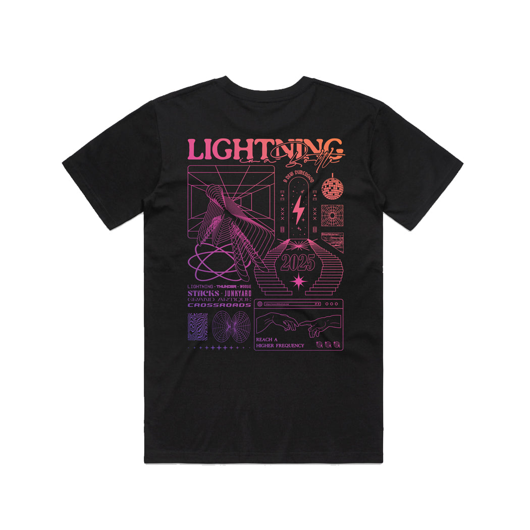 LIB 2025 Black Gradient Tee