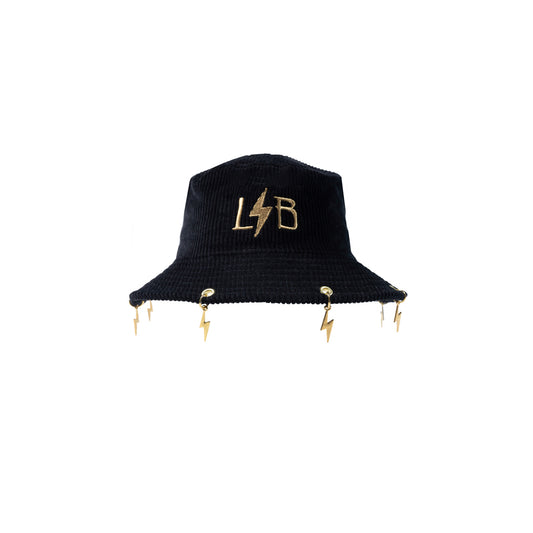 LIB 2024 Lightning Charms Black Bucket Hat