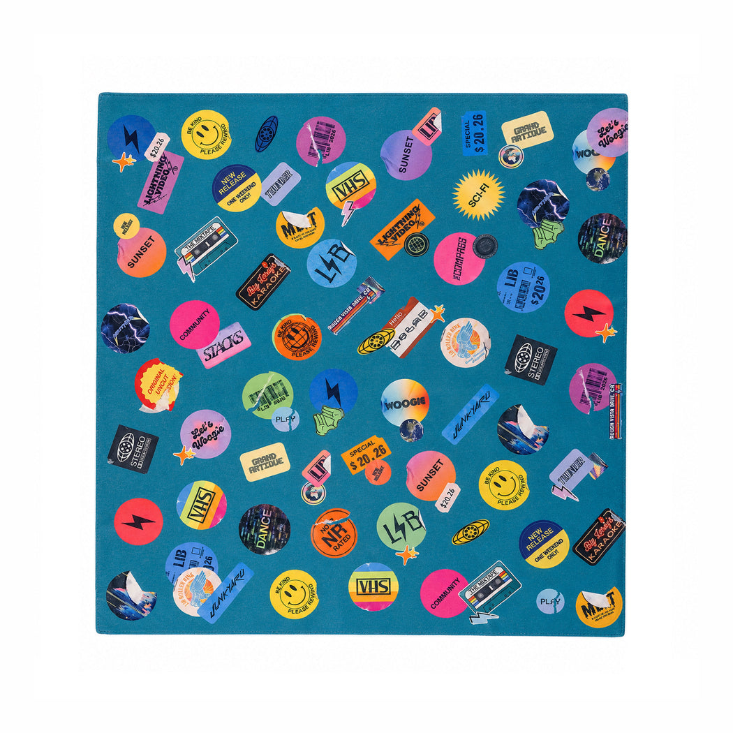 LIB 2026 Teal Sticker Scarf