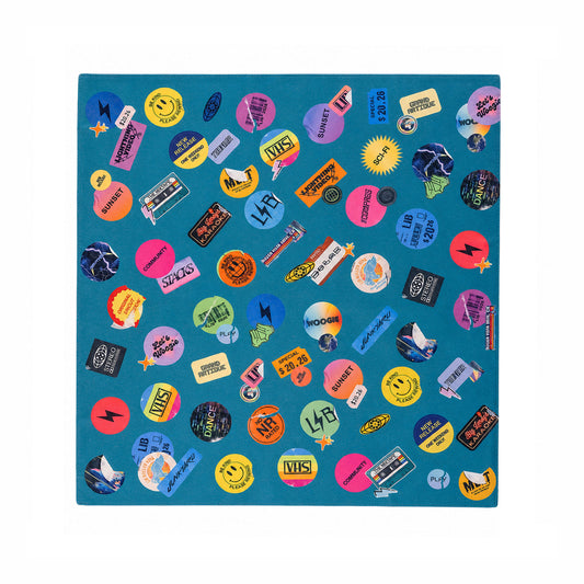PREVIEW LIB 2026 Teal Sticker Scarf