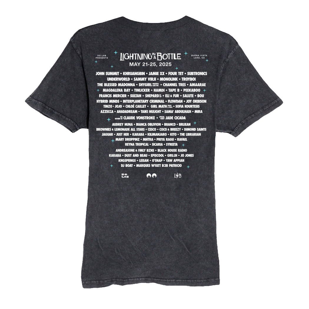 LIB 2025 Vintage Black Line Up Tee